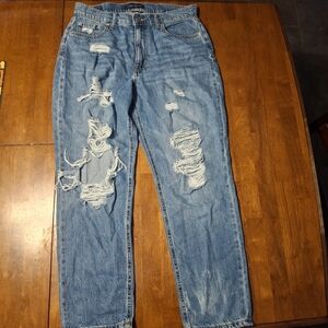 Aeropostale Women's Distressed Blue Jeans